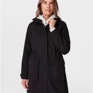 EUC sweaty betty stride waterproof parka
